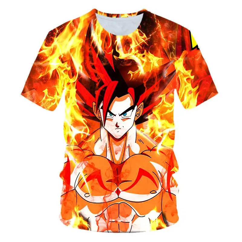 

2020 new cool anime 3D printing T-shirt summer fashion men and women short-sleeved T-shirt tops Anime Harajuku T-shirt kids