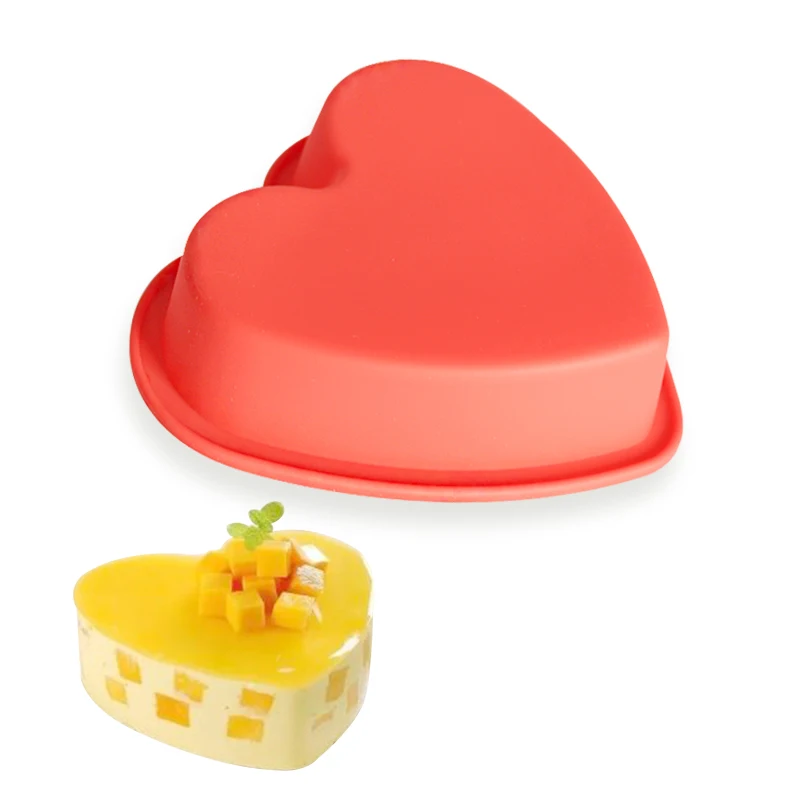 SMALL HEART Любовь, сердце, звезды, силиконовая форма для пирога, посуда для выпекания, набор силиконовых форм для украшения торта - Цвет: SMALL HEART