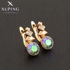 Ювелирные изделия Xuping, Летняя распродажа, модные популярные серьги в европейском стиле с кристаллами для женщин и девочек A00676598