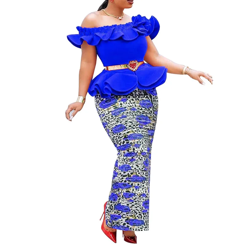 Африканские платья для женщин весна-осень 2021 Африканское женское длинное платье