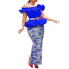 Африканские платья для женщин, весна-осень 2021, Африканское женское длинное платье с принтом, африканская одежда