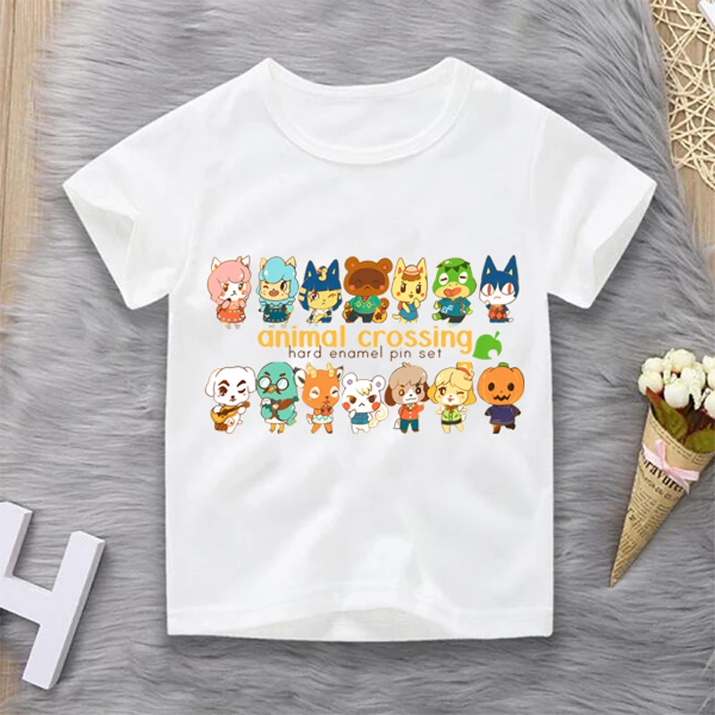 Футболки с пересекающимися животными летний костюм одежда для мальчиков и