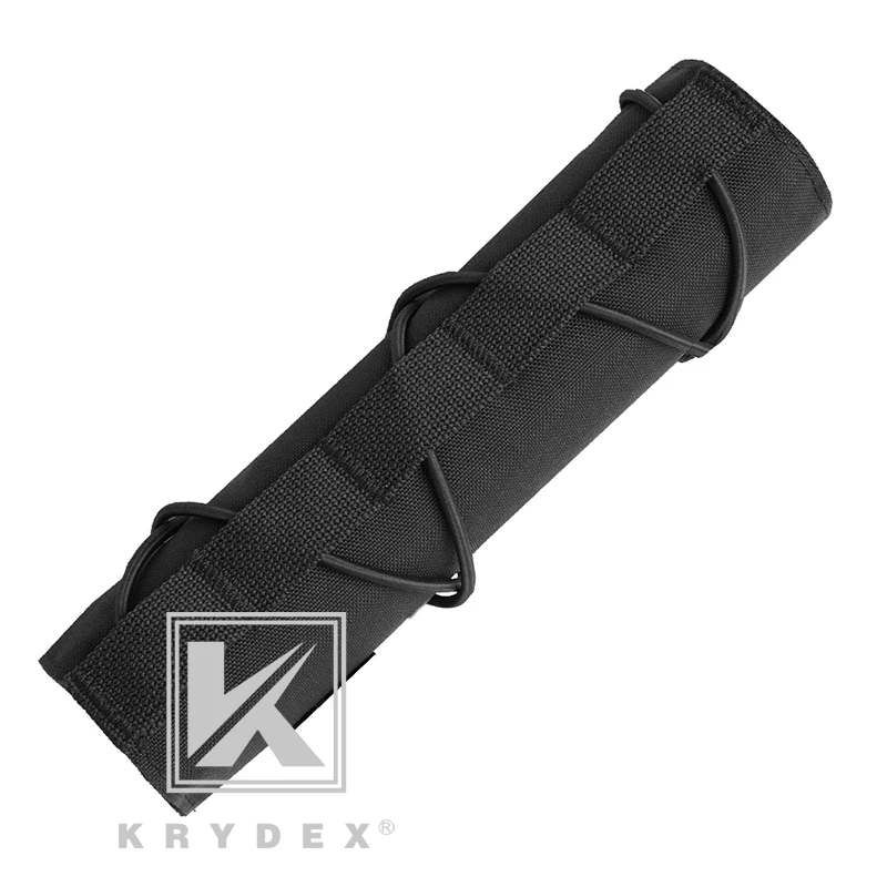 Тактический глушитель KRYDEX 18 см защитный чехол для Surefire FA762K супрессор стрельбы