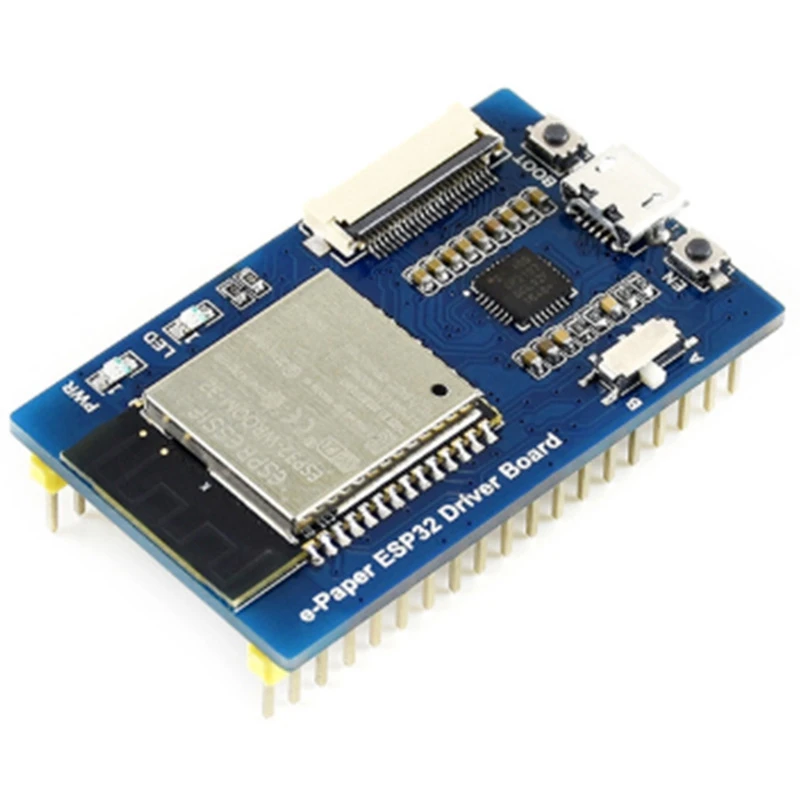 Плата драйвера беспроводной сети E-Paper Ink Sn Esp32 Wi-Fi + Bluetooth совместима с Arduino | Дом и