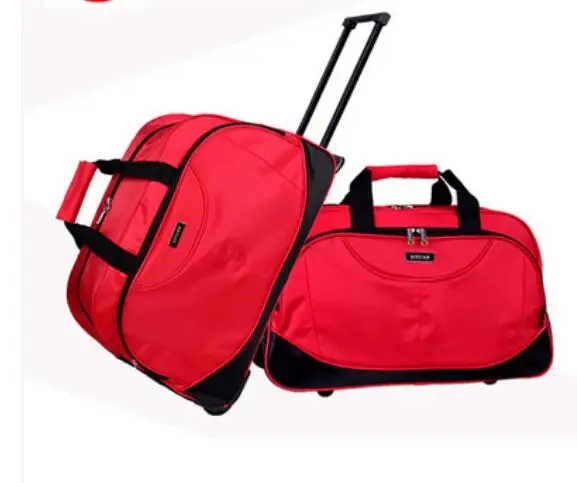 20 inch Travel Trolley Bag wheels for trip rolling luggage bag for men unisex nylon waterproof women travel trolley bag wheels