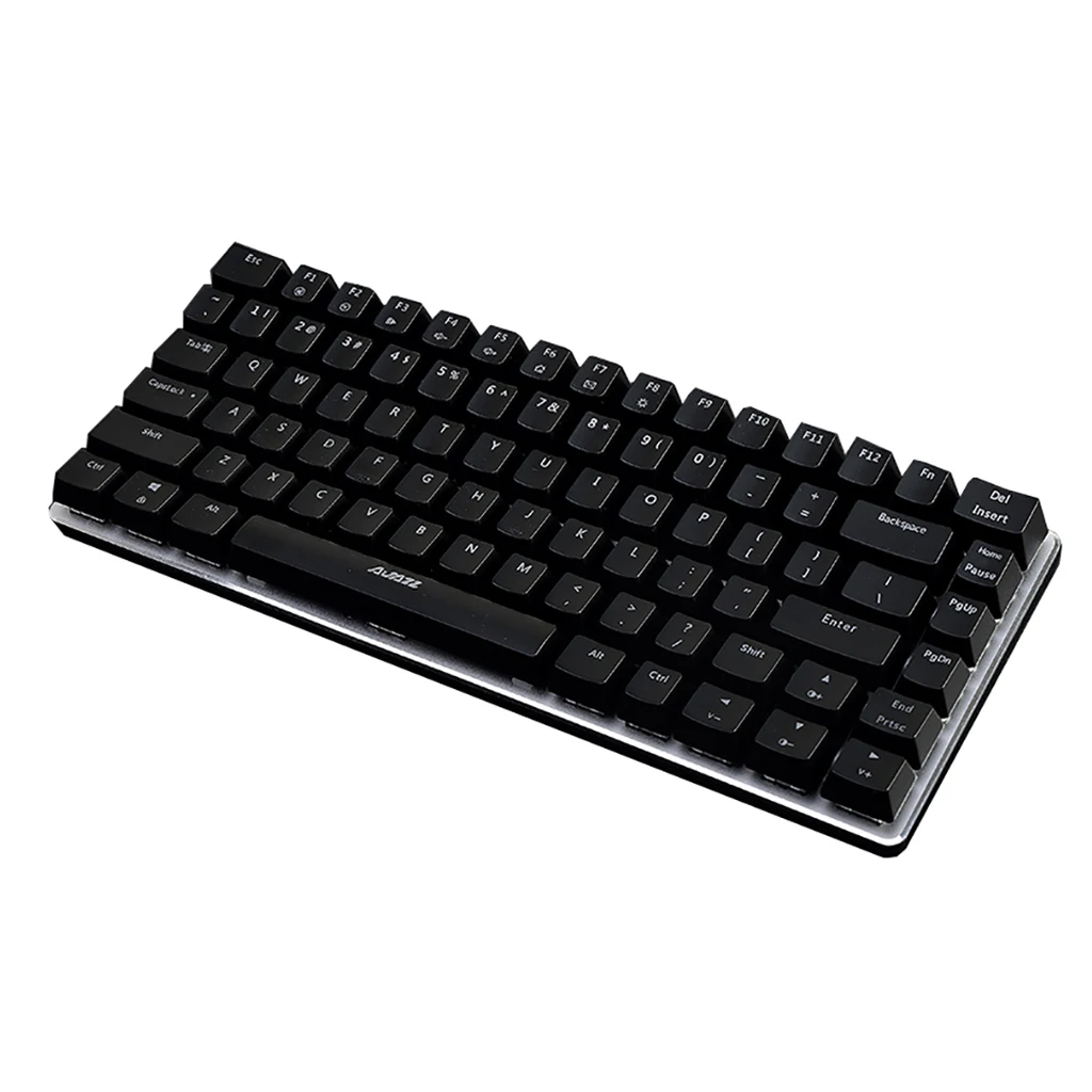 Игровая Проводная черная механическая клавиатура с 82 клавишами