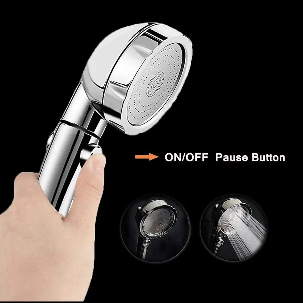 Zloog 3 Modes Adjustable Handheld High Pressure Shower Head Bathroom Pressurized Massage Home Universal Bath Nozzle | Обустройство