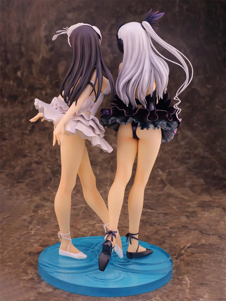 Женская фигурка T2 Искусство девушки белый Одетт и черный одил ПВХ экшн-Фигурки