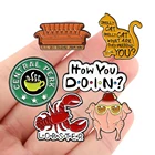 DZ1768 друзья ТВ-шоу коллекция эмаль значок на лацкан значки на одежду Рюкзак украшения ювелирные изделия аксессуары подарки для друга