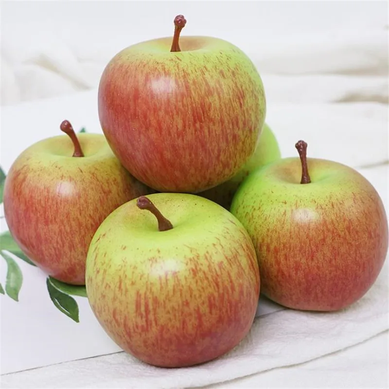 30 шт. искусственные фрукты пена яблоко для раннего детства образования игрушки