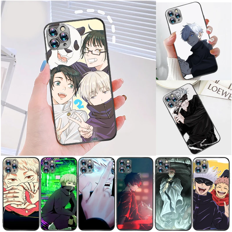 

Jujutsu Kaisen Satoru Gojo Yuji Itadori Fushiguro Megumi Sukuna Phone Case For iPhone 6 6S 6Plus 7 8 Plus Funda Soft TPU