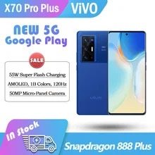 ViVO teléfono inteligente X70 pro plus 5G, Original, Snapdragon 888 plus, AMOLED, 120Hz, 12GB de RAM, 512GB de ROM, cámara de 50MP, google play Store (3)