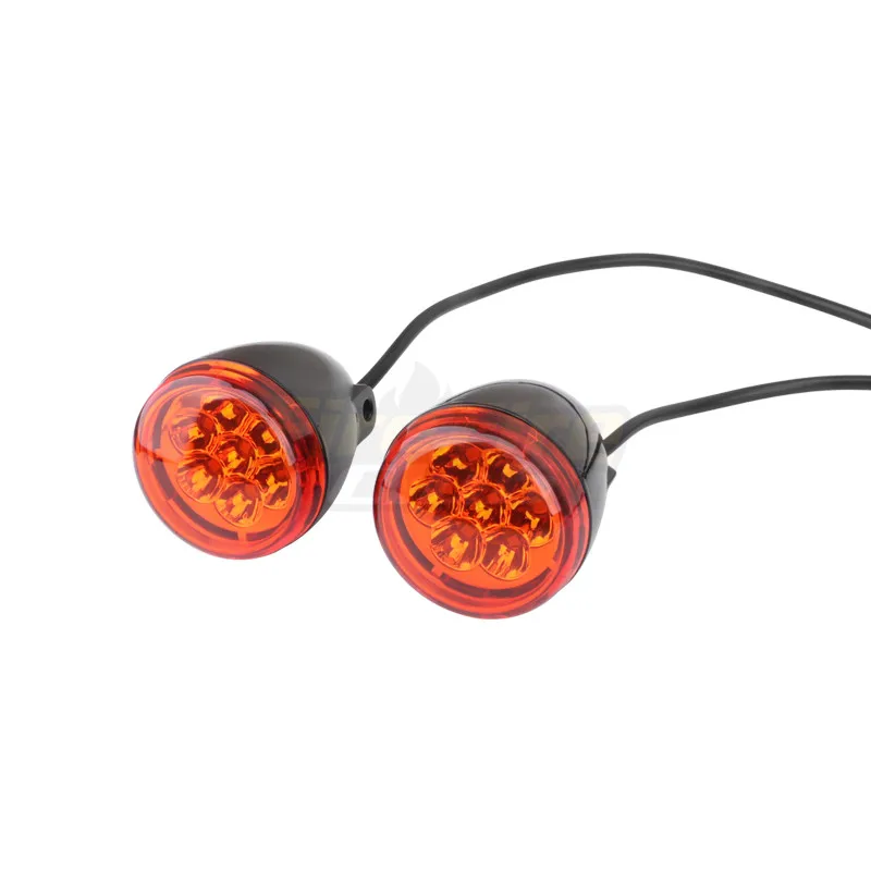 spesifikasi Lampu Sein Sepeda Motor Aksesoris Motos Indikator Sepeda Kustom Untuk Harley XL883 XL1200 Sportster 1992-UP