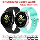 Ремешок силиконовый для Samsung Galaxy Watch Active 2, браслет для наручных часов 22 мм 20 мм 46 мм 42 мм 40 мм 44 мм