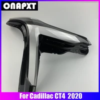 car front headlight cover for cadillac ct4 lens glass transparent lampshade bright head light caps lamp shell 2020