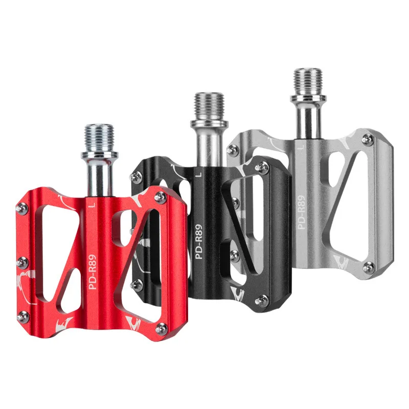 1 пара легкие велосипедные педали из алюминиевого сплава с 3 подшипниками|Педаль