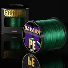 BAKAWA бренд X8 леска 150 м 300 м 500 м 8 strands супер прочная Леска плетеный Япония супер сильный Мультифиламент PE провод 14 -100LB