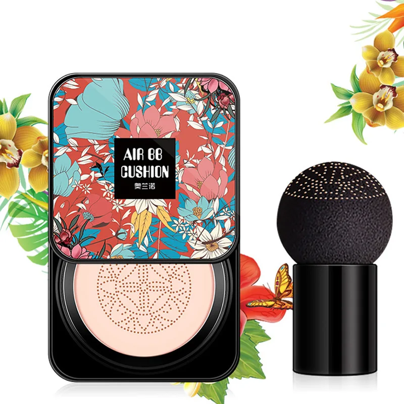 

BB Air Cushion Foundation Mushroom Head CC Cream Concealer Whitening Makeup Cosmetic Waterproof Brighten Face Base Tone