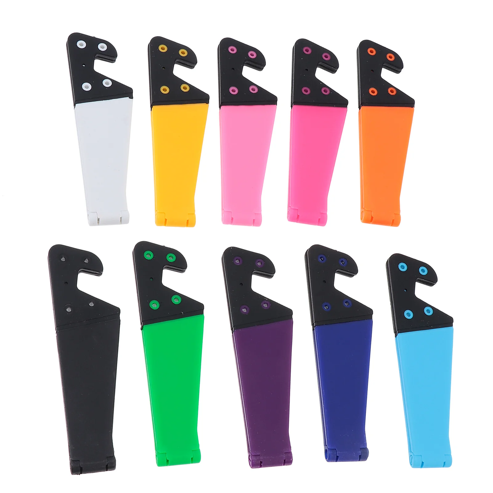 

10 Pcs V-type Mobile Phone Holder Plastic Phone Bracket Cell Phone Holder