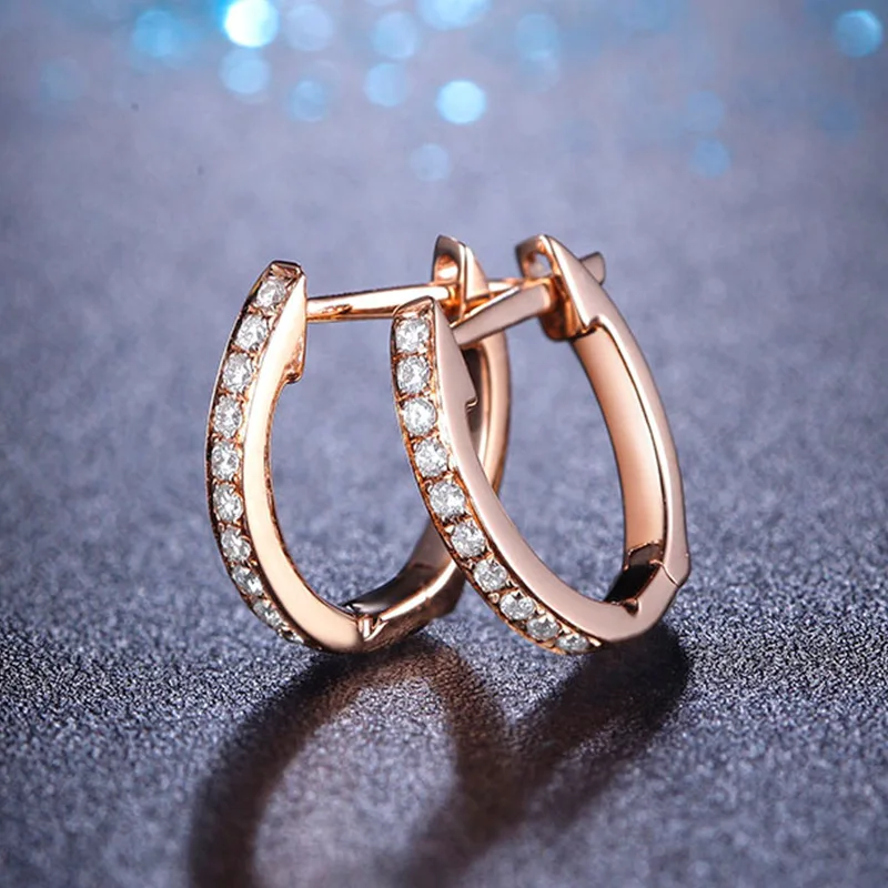 Женские серьги-клипсы с имитацией рубина и турмалина | Украшения аксессуары