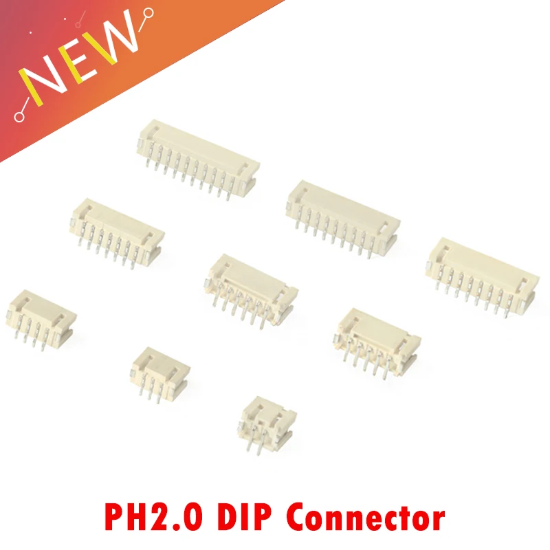 20 шт. изогнутые штыри для разъема PH2.0 2 0 мм 2/3/4/5P/6/7/8/9/10/11/12 | Обустройство дома