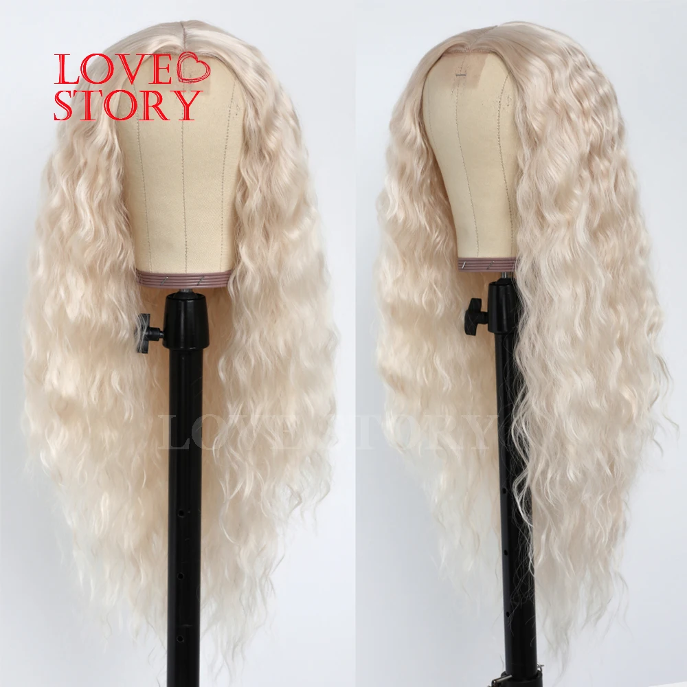 

Парики Lovestory синтетические с длинными вьющимися волосами #613, цветные термостойкие синтетические Сменные волосы для Wowen