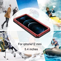 new ip68 waterproof shockproof cover 360 heavy duty metal armor protection case for iphone 12 11 pro x xs max xr se 2020