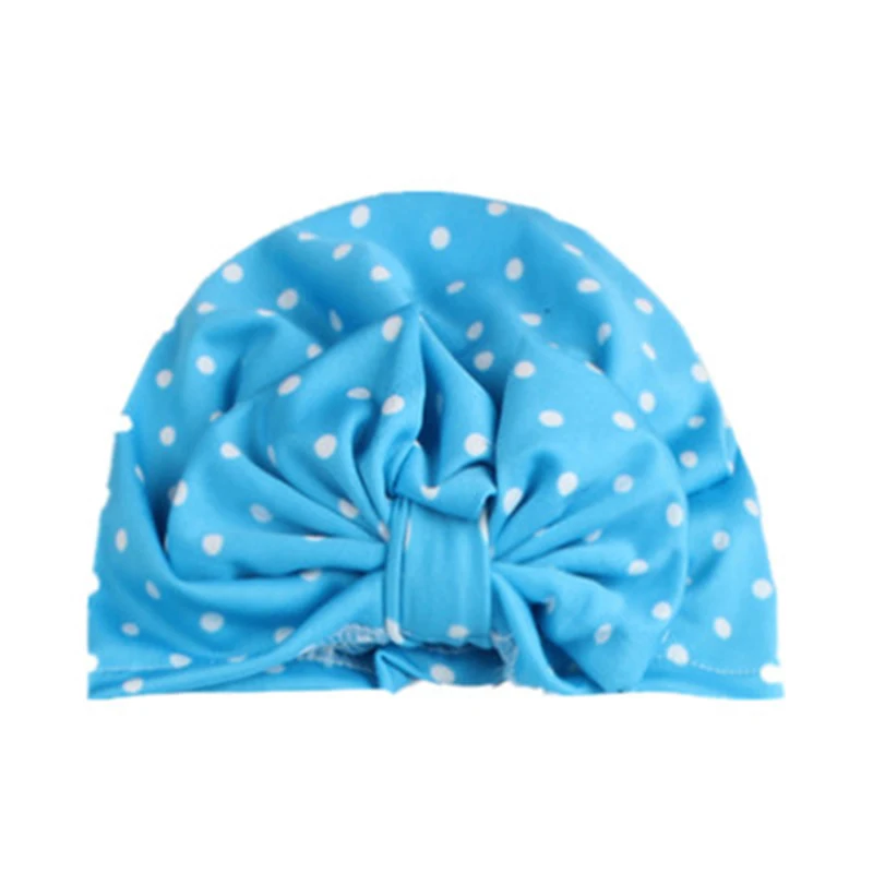 Dot Winter Hats Baby Cute Caps Beanie Warm Soft Hat For Childern Girls Boys Elasic Bonnet Hair Accessories | Детская одежда и