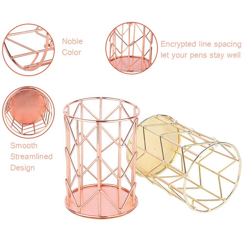 Металлический держатель для ручки кисти Makerup Настольный карандашей органайзер