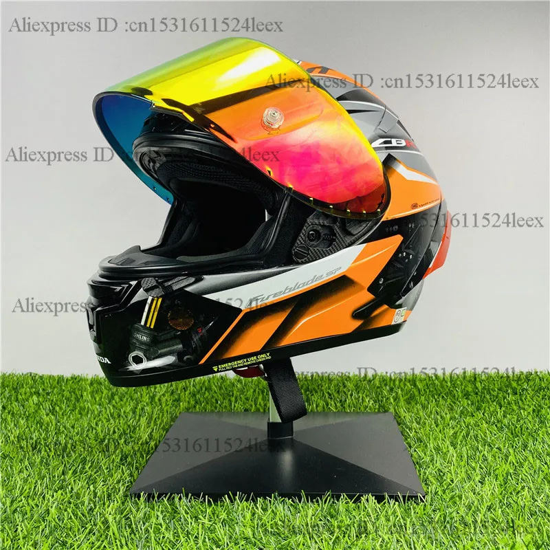 Мотоциклетный шлем на все лицо X-Spirit III X14 2015 CBR1000RR Fireblade SP гоночный для езды