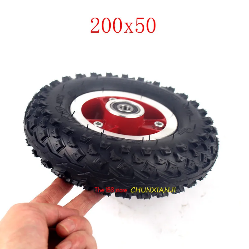

Хорошее качество, шина 200x50 с Ступицей Колеса, 8-дюймовый скутер 200*50, шины для электрического скутера, внутренняя трубка, колесо 8 дюймов