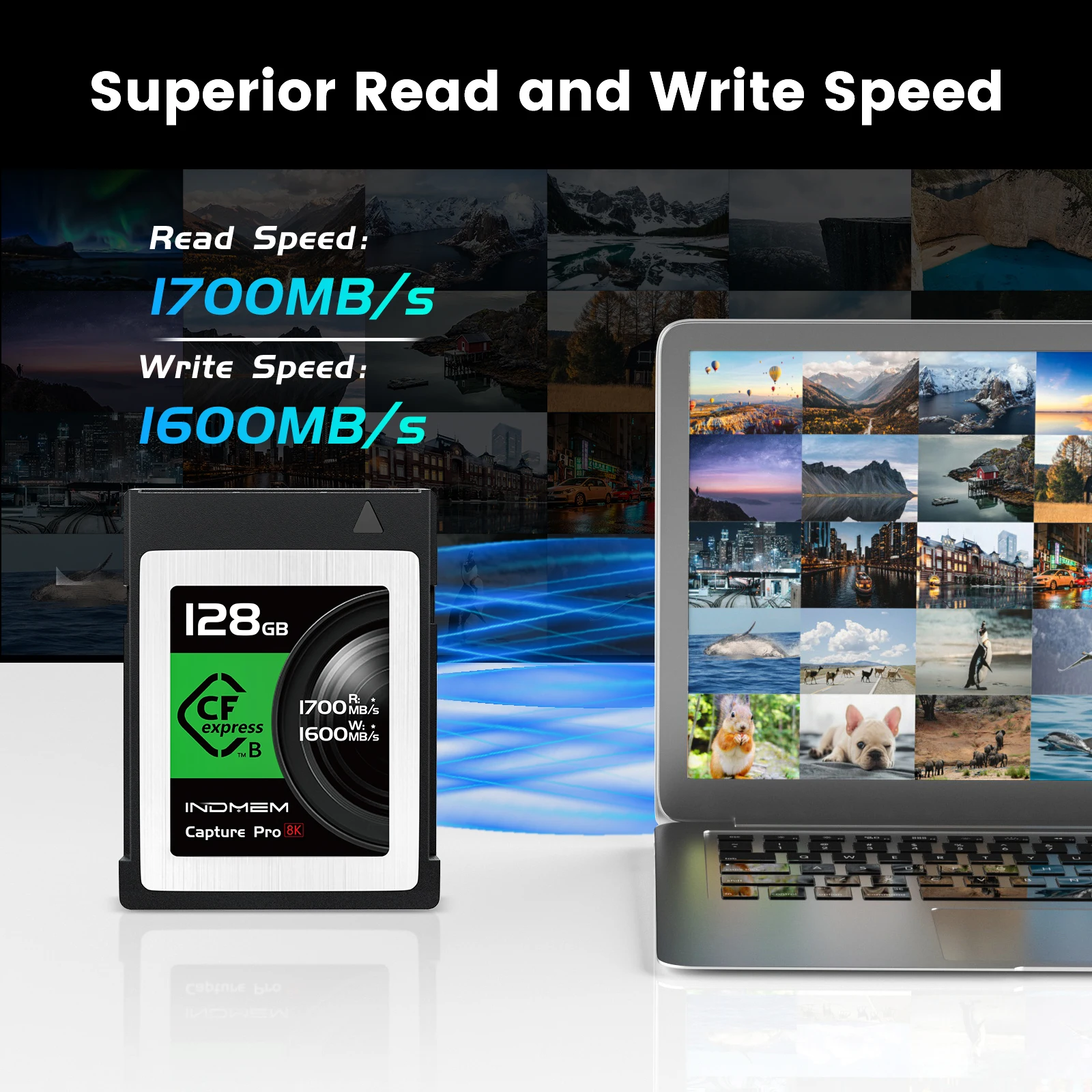 Карта памяти INDMEM CFexpress 512 ГБ 128 256 1 ТБ для Canon R5 DX3 Nikon D6 Z6 Z7 Panasonic S1 S1R - купить по