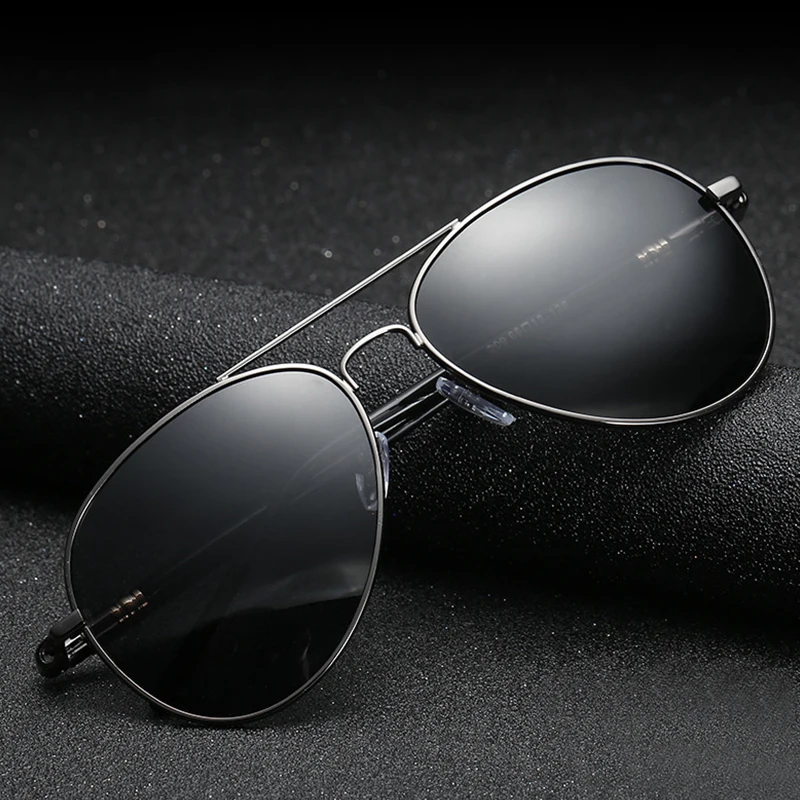 

Classic Sunglasses Polarized Men Driving Glasses Black Pilot Sun Glasses Brand Designer Male Retro Sunglasses For Men/Women