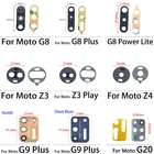 20 шт., задняя крышка для объектива камеры Moto G8 G9 Plus E6 Plus Play One Vison X4 Z4 Z3 Play G20
