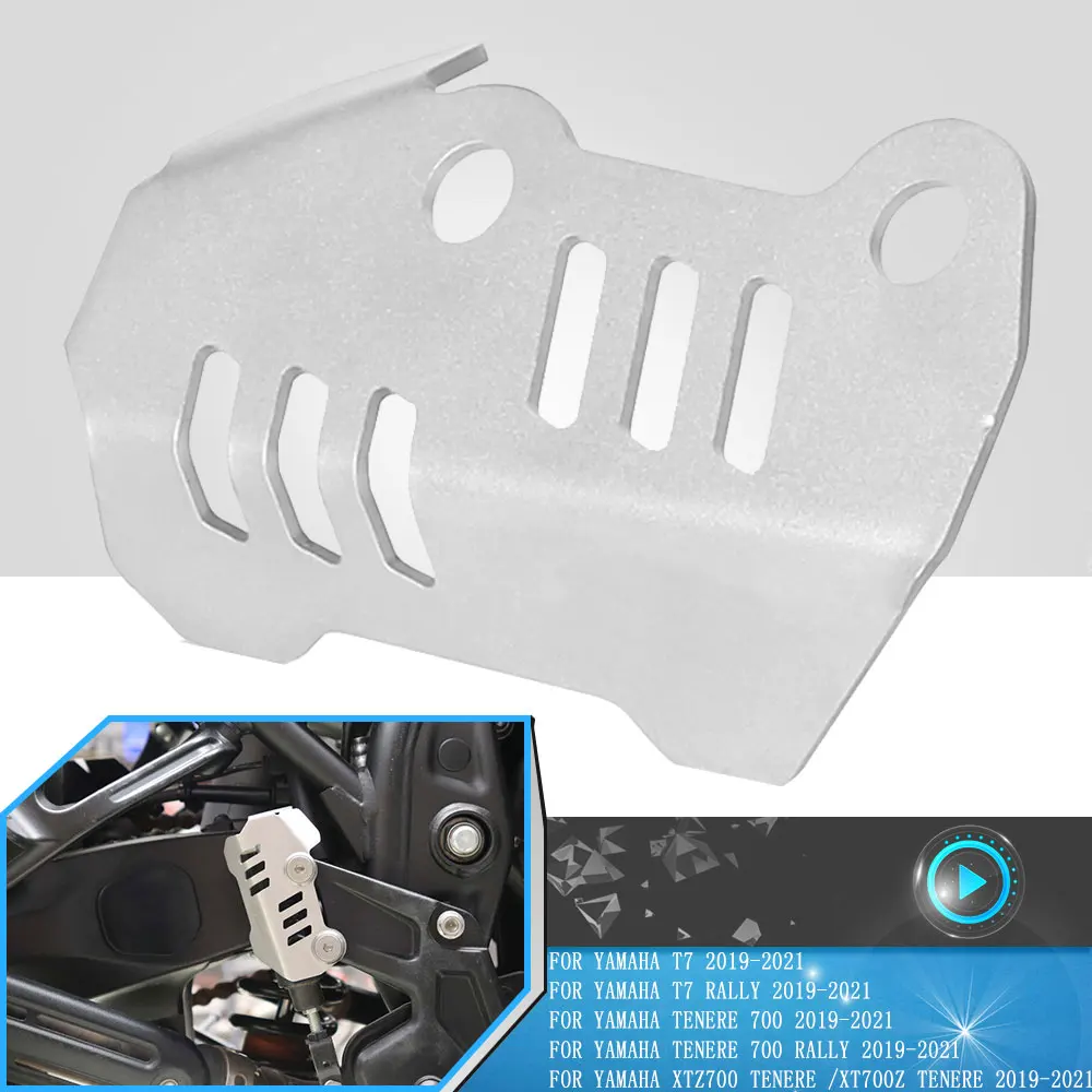 

Heel Protective Cover Guard For Yamaha T7 Tenere 700 Rally XTZ700/XT700Z Tenere 2019 2020 2021 Rear Brake Master Cylinder Guard