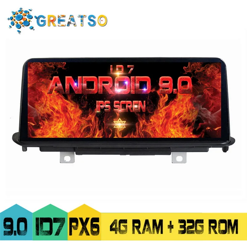 Шесть ядер Android 9 0 автомобильный аудио dvd плеер для BMW X5 F15 -2014 2017 gps | Отзывы и видеообзор