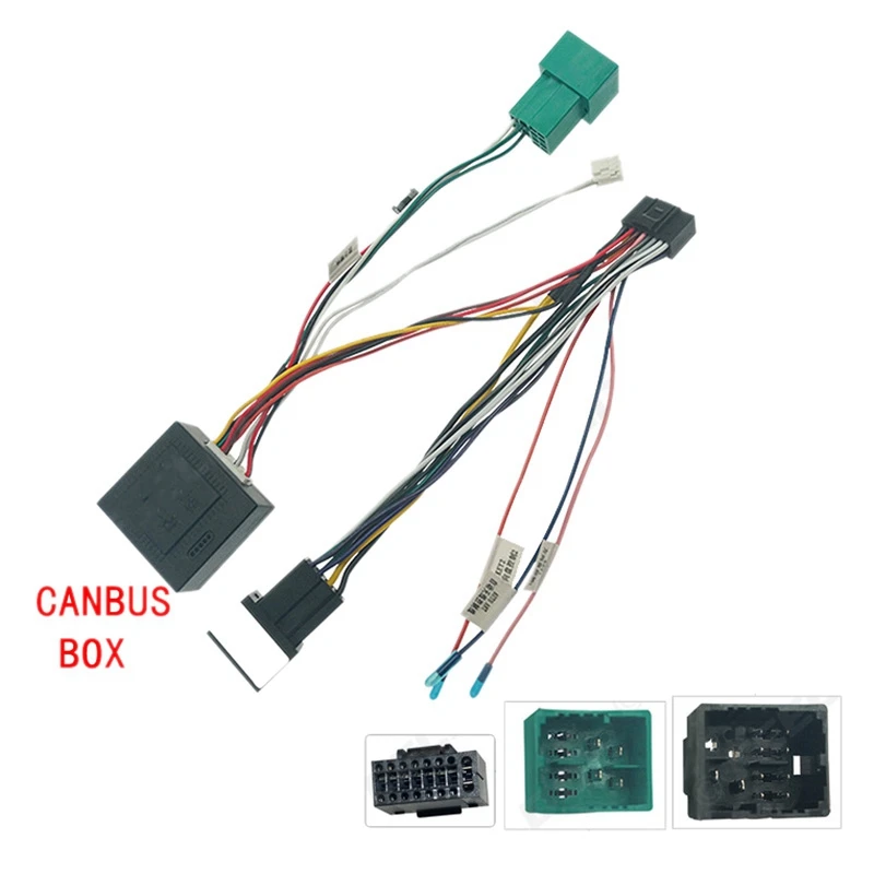 

Car Audio 16PIN Power Cord Adapter Audio Power Wiring Harness Canbus Box for Chevrolet Volando 2018