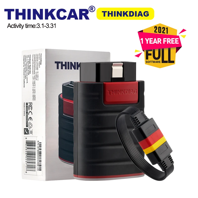 ThinkDiag все марки автомобилей услуги сброса 1 год бесплатно 2021 OBD2 диагностический
