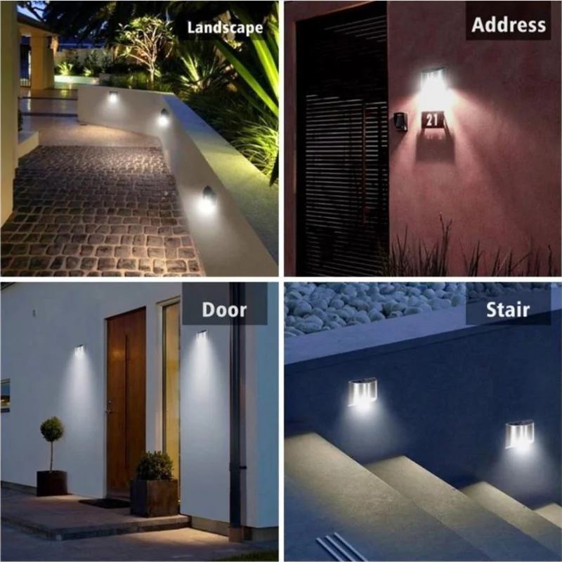 

Solar Led Light Outdoor Garden Decoration Wall Solar Light Outdoor Waterproof Solar Light for Home Lampe Solaire Exterieur