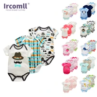 ircomll 3pcsset unisex bodysuit for newborns cotton baby girl boy clothes overalls and jumpsuits toddler costume childrens clo