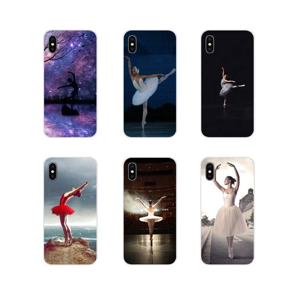 Аксессуары чехлы для телефонов Samsung Galaxy S2 S3 S4 S5 Mini S6 S7 Edge S8 S9 S10E Lite Plus Ballet girl|Бамперы|