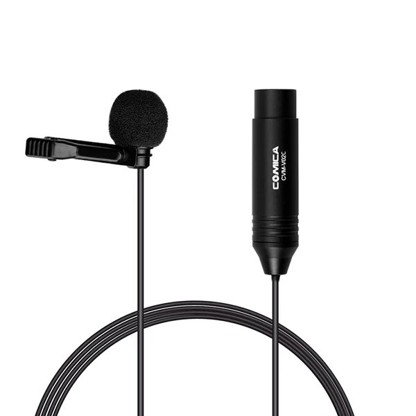 

CVM-V02O Phantom Power всенаправленный XLR Lavalier отворотом микрофон для Canon Sony Panasonic камкордер микрофон для ZOOM Recorders