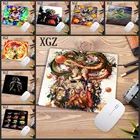 Коврик для мыши XGZ с анимацией, резиновый нескользящий коврик для клавиатуры и игрового стола, коврик для мыши CS GO Dota LOL, квадратный коврик для мыши 22x18 см