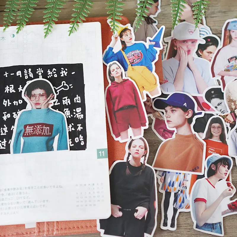 22 шт./компл. Винтаж журнал Женская стильная обувь Стикеры DIY ремесло Скрапбукинг