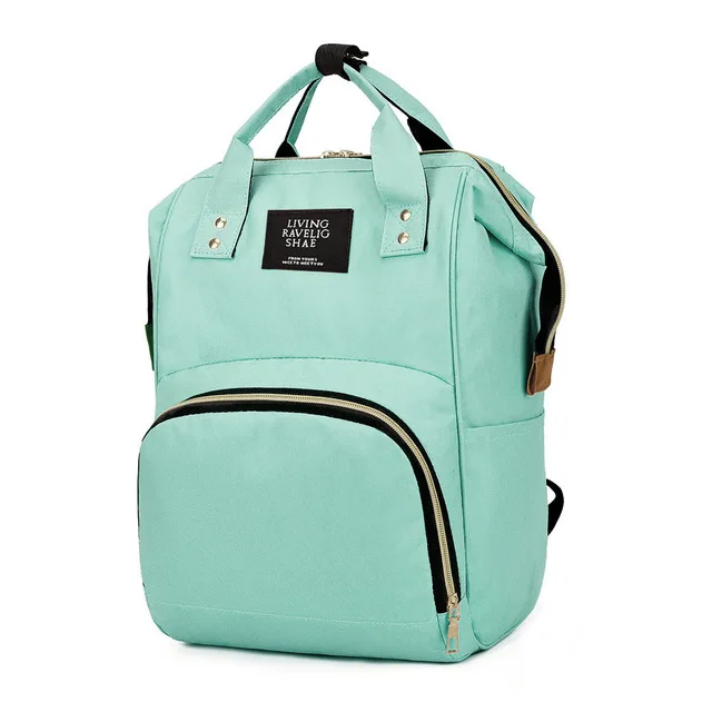 green 20-30L Большой Вместительный рюкзак, сумка для подгузников, уличная детская сумка, многофункциональный рюкзак для мам, дорожная сумка для подгузников - Цвет: green
