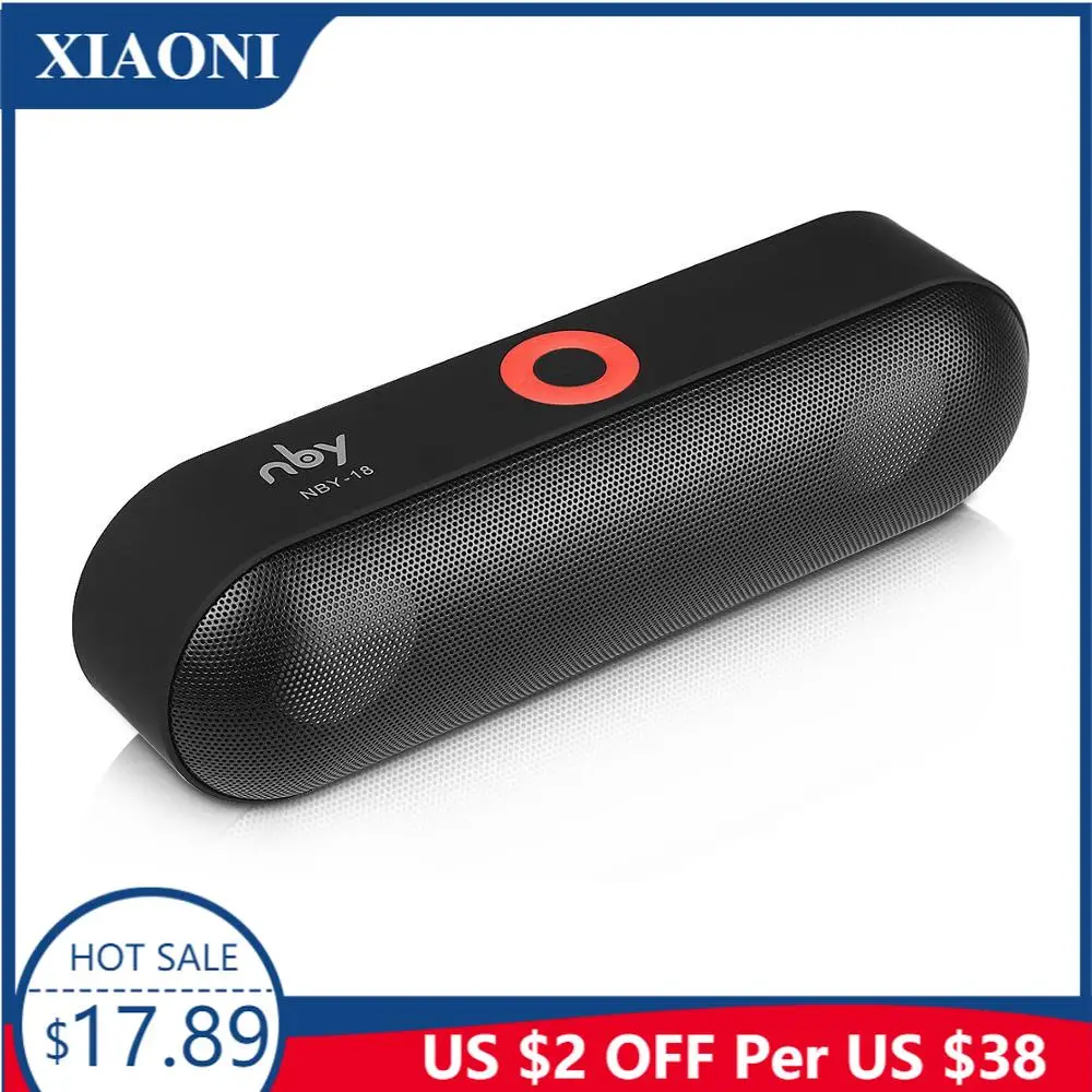 

Bluetooth-колонка с поддержкой USB TF NBY 18, портативная беспроводная мини-колонка