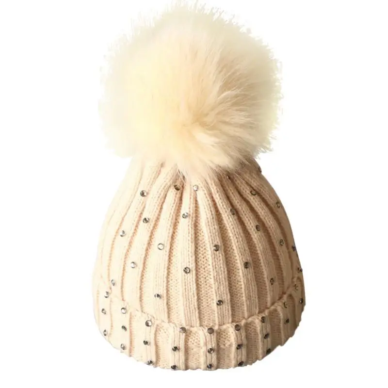 Зимние теплые вязаные наушники с подкладкой для маленьких мальчиков и девочек