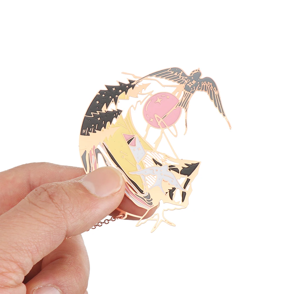 Зажим для книг в китайском стиле металлический Закладка с кисточкой 1 шт. - купить