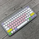 Ультратонкий чехол для клавиатуры ноутбука Logitech K380, Защитная силиконовая пленка для беспроводной клавиатуры Logitech