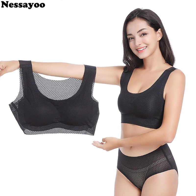 

Бюстгальтер пуш-ап, бесшовный, из спандекса, с полной чашкой, размера плюс